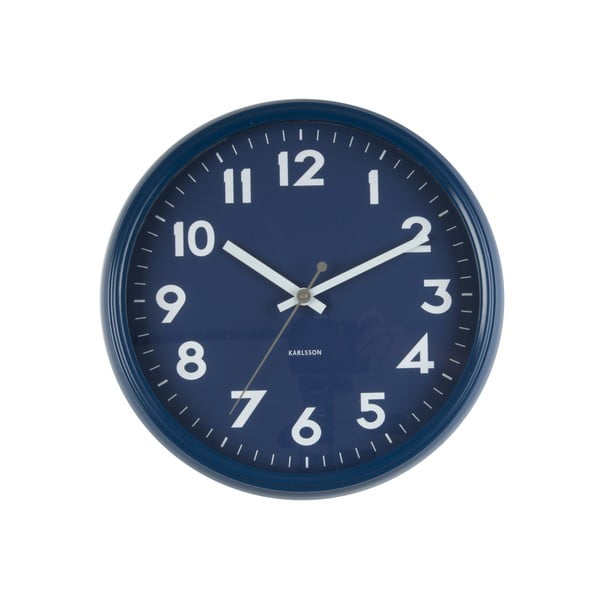 Niebieski zegar Karlsson Badge