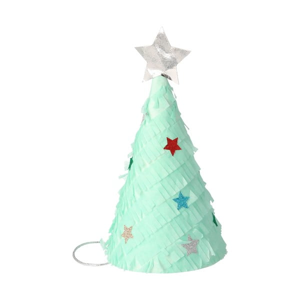 Czapeczki imprezowe zestaw 6 szt. Christmas Tree – Meri Meri-image-3