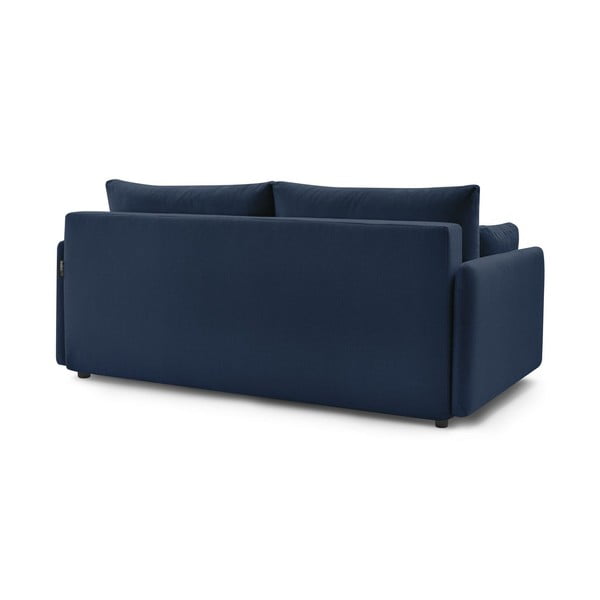 Ciemnoniebieska rozkładana sofa 211 cm Marcel – Bobochic Paris-image-4