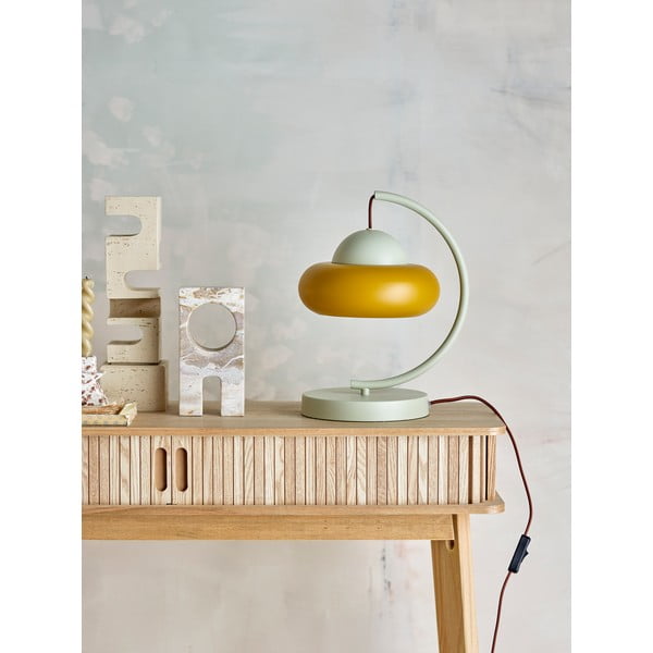 Lampa stołowa w kolorze ochry/kremowa (wysokość 34,5 cm) Bubble – Bloomingville-image-1