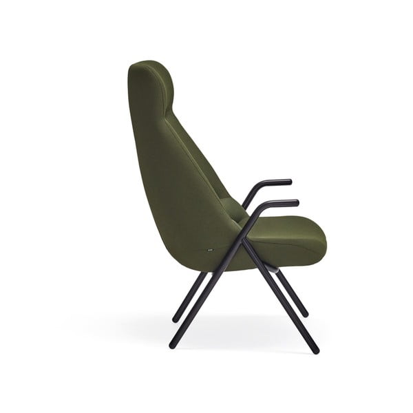 Zielony fotel Teulat Dins, wys. 114 cm-image-3