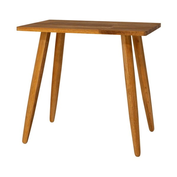 Stolik z litego drewna dębowego Canett Uno