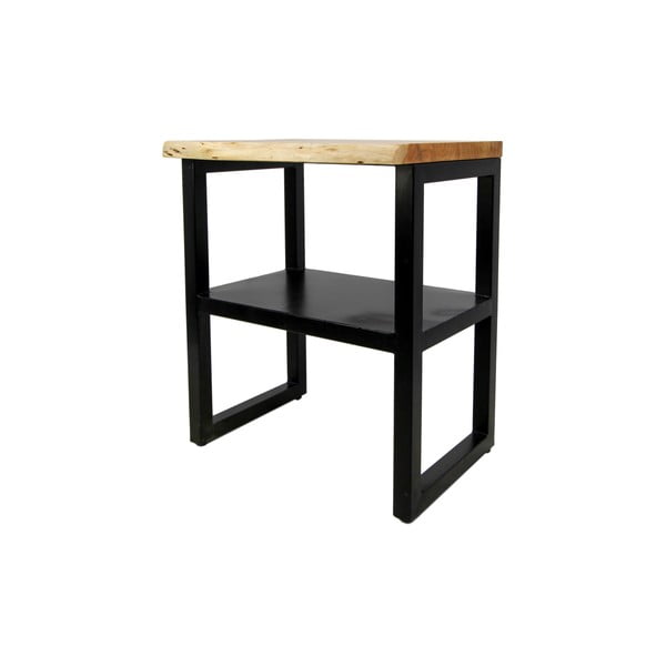 Stolik z półką z drewna akacji HSM collection SoHo-image-2