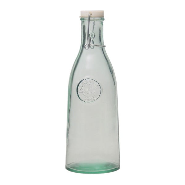 Butelka ze szkła z recyklingu z korkiem Ego Dekor Authentic, 1 l