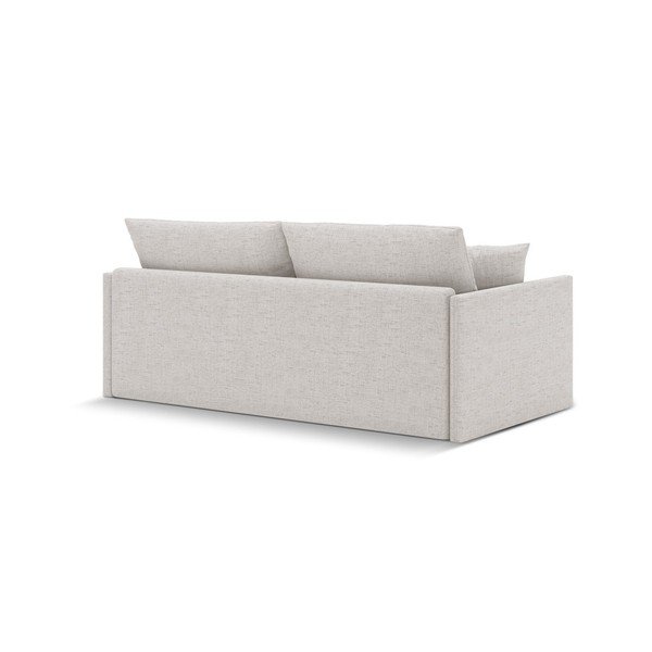 Beżowa rozkładana sofa z tkaniny szenilowej 209 cm Shannon – Cosmopolitan Design-image-4