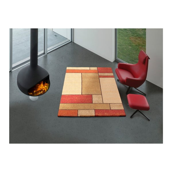 Pomarańczowy dywan Universal Squaro, 133 x 190 cm-image-2