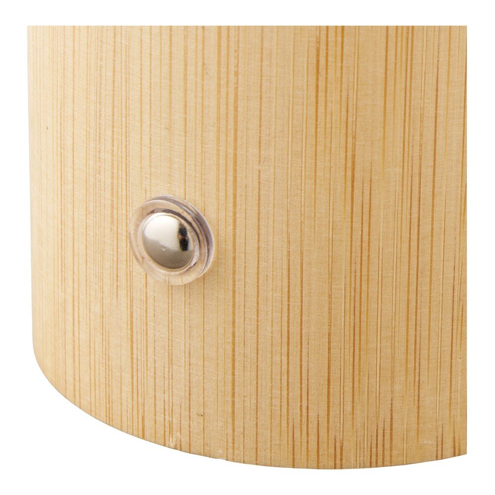 Biało-naturalna bambusowa lampa stołowa z plastikowym kloszem (wysokość 18 cm) Stafford – House Nordic (zdjęcie 10)
