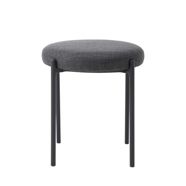 Ciemnoszary metalowy stołek Pelican – Unique Furniture-image-2