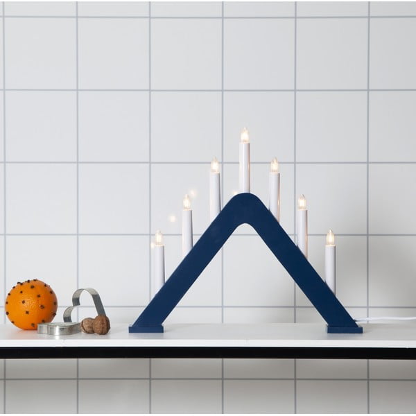 Ciemnoniebieska świąteczna dekoracja świetlna do kontaktu Jarve – Star Trading-image-2