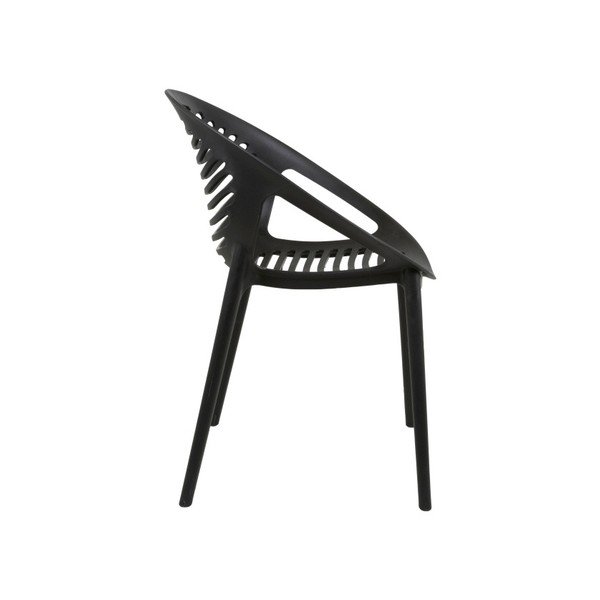 Czarne krzesło Canett Elements-image-3