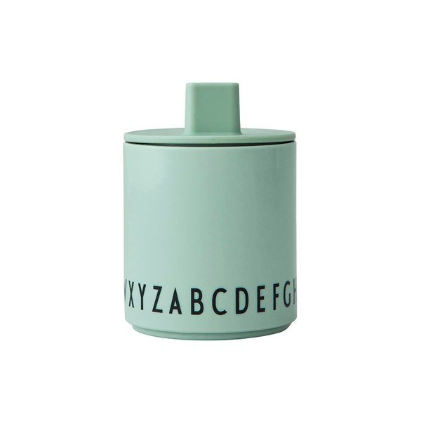 Zielony kubek dla dzieci Design Letters Eat & Learn-image-1