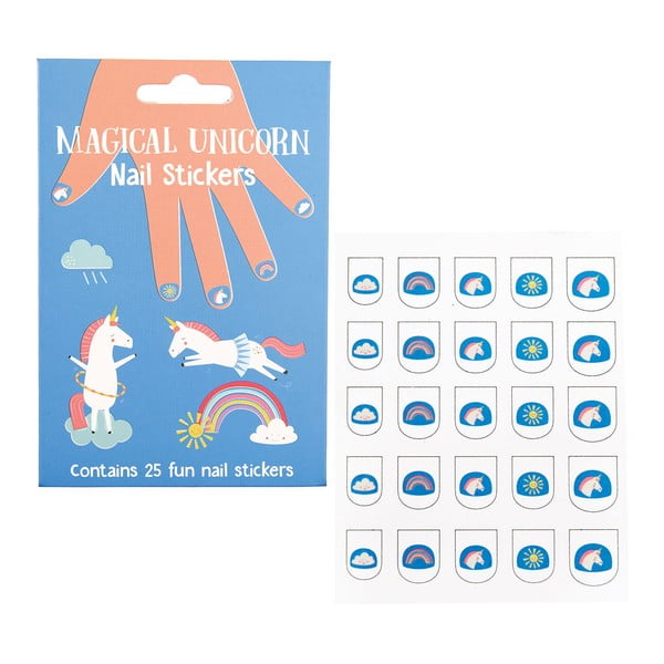 Zestaw kreatywny Magical Unicorn – Nail stickers – Rex London