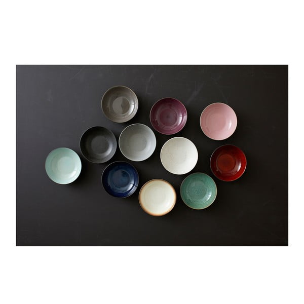 Zielona/czarna kamionkowa miska 1 l Gastro Green/Black – Bitz-image-1