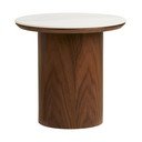 Okrągły stolik z ceramicznym blatem ø 40 cm Noli – House Nordic