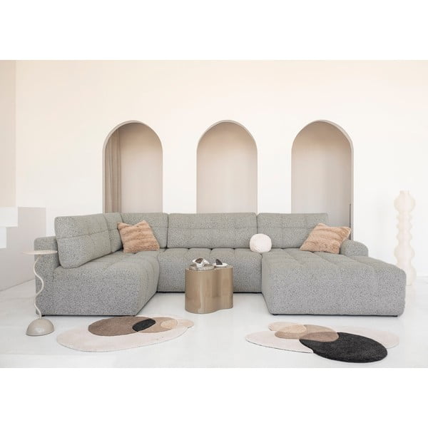 Jasnobrązowy rozkładany narożnik modułowy ze schowkiem (lewostronny) Lulu – Miuform-image-3