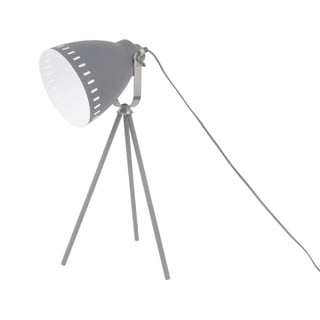 Szara lampa stołowa Leitmotiv Tristar