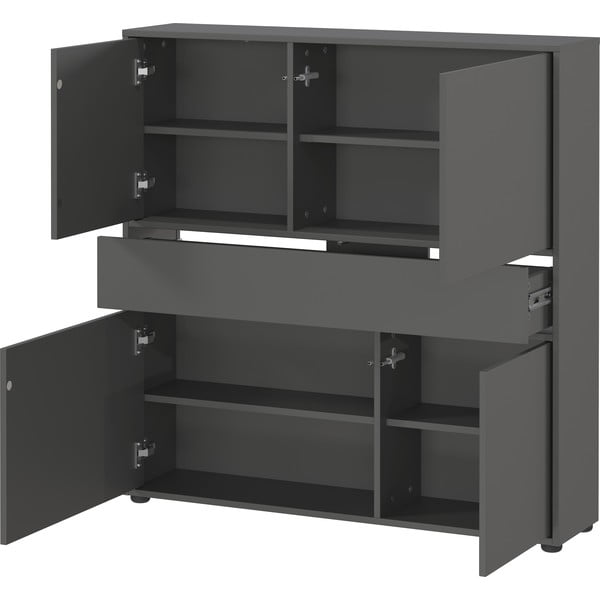 Antracytowa szafka 105x108x25 cm Ameca 2.0 – Germania-image-2