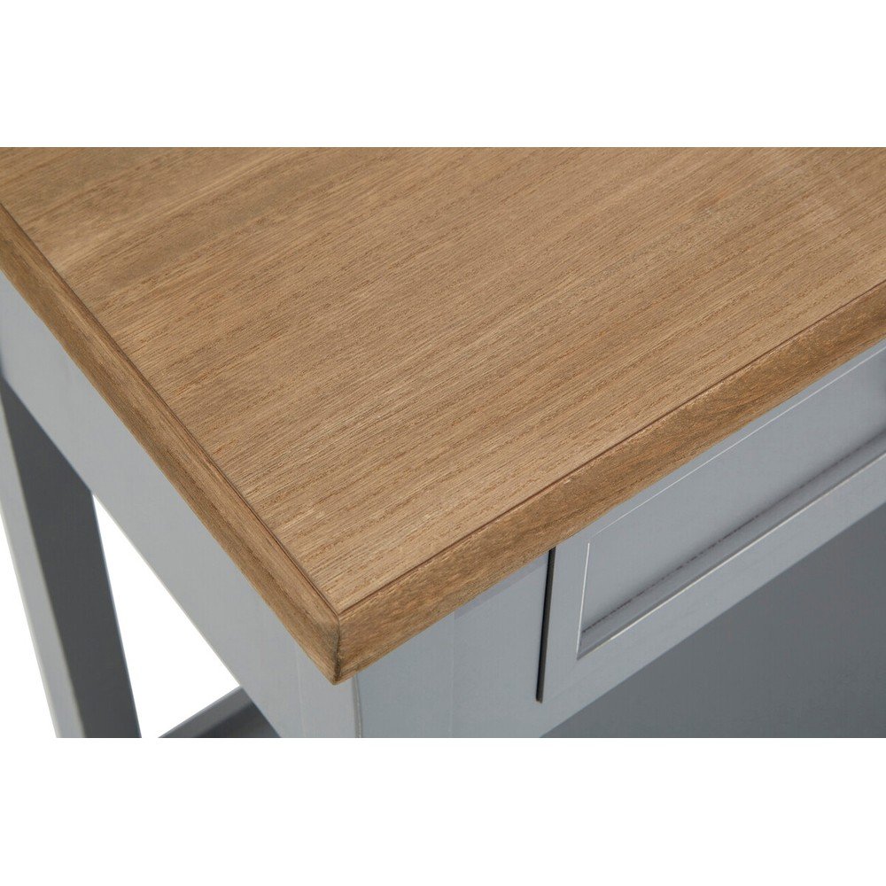 Szara konsola z litego drewna paulowni 34,5x99 cm Henley – Premier Housewares (zdjęcie 4)