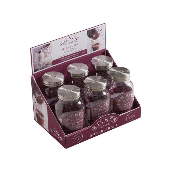 Zestaw słoiczków z sitkami Kilner Bake-image-1