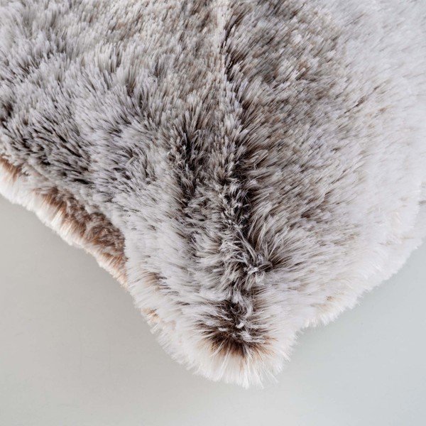 Poduszka dekoracyjna ze sztucznego futra 45x45 cm Antartic – douceur d'intérieur-image-2