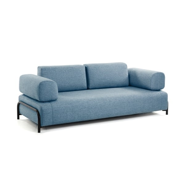 Niebieska sofa z podłokietnikami Kave Home Compo-image-2