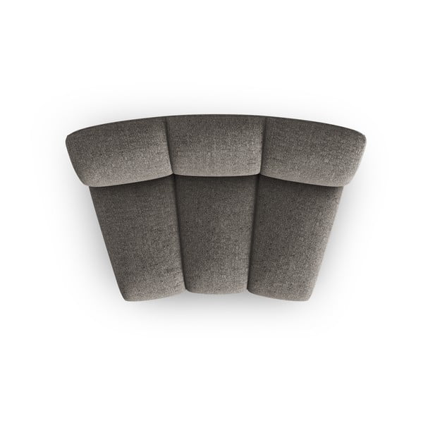 Ciemnoszary moduł sofy (moduł środkowy) Lupine – Micadoni Home-image-2