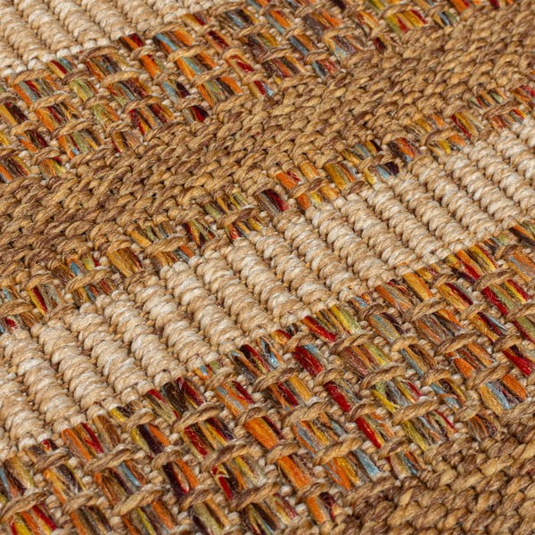 Dywan odpowiedni na zewnątrz w naturalnym kolorze 160x230 cm Layla Border – Flair Rugs-image-3