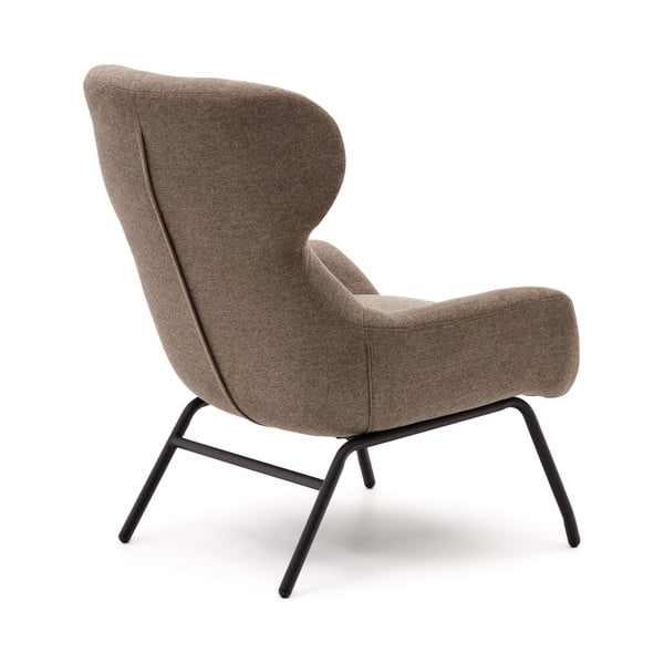 Brązowy fotel Belina – Kave Home-image-3