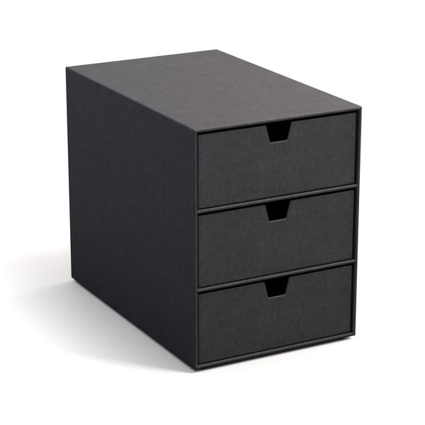 Kartonowy organizer z szufladką Ingrid Canvas Paper Laminate – Bigso