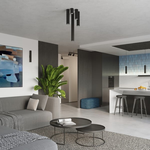 Czarna lampa punktowa Gleam – Sollux-image-3