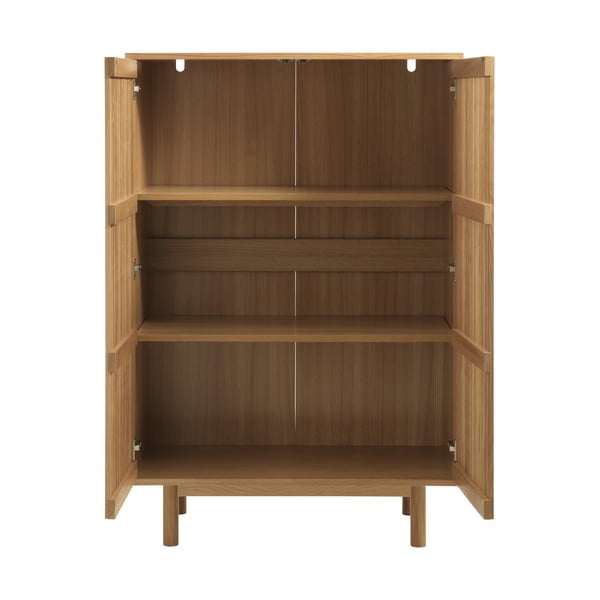 Szafka w dekorze dębu w naturalnym kolorze 95x140 cm Tiber – Unique Furniture-image-4