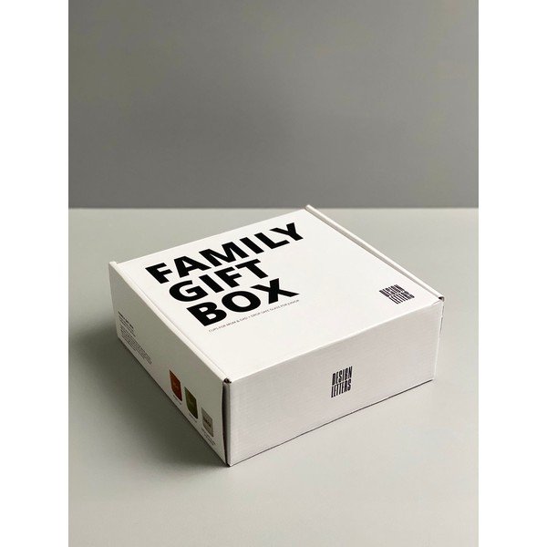 Zestaw 3 kubków Design Letters Family-image-2