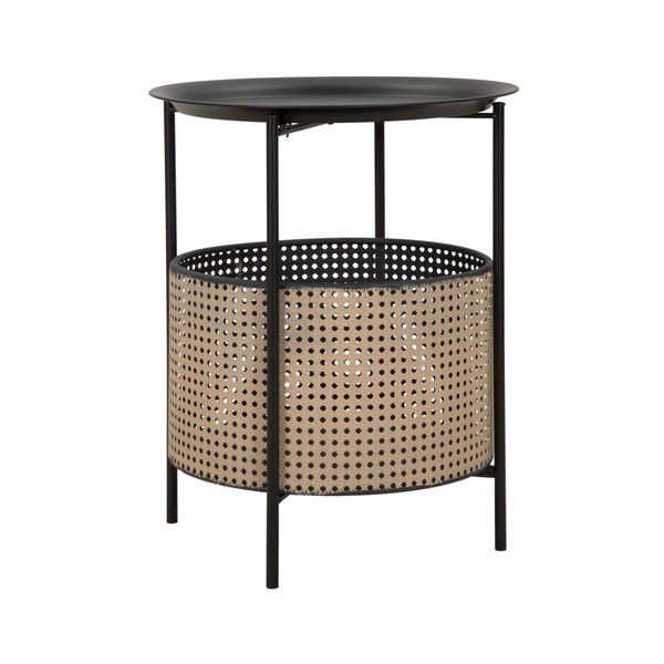 Metalowy okrągły stolik ø 40 cm Osaka – Mauro Ferretti