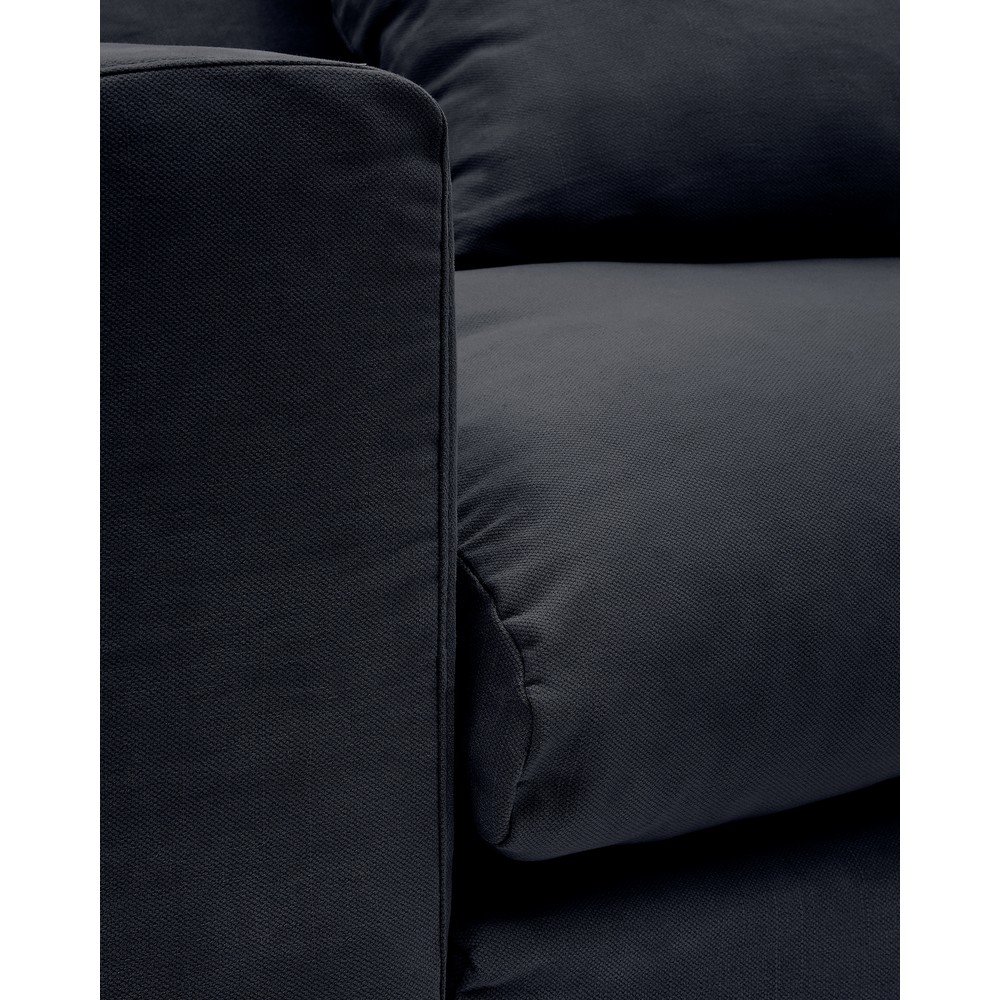 Antracytowa lniana sofa 240 cm Nora – Kave Home (zdjęcie 11)
