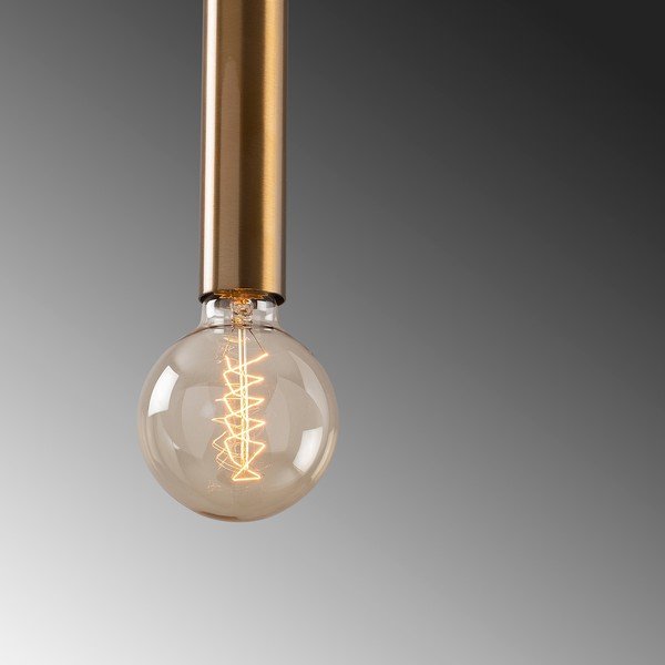 Lampa wisząca w kolorze złota z metalowym kloszem ø 4 cm Tempo – Opviq lights-image-4