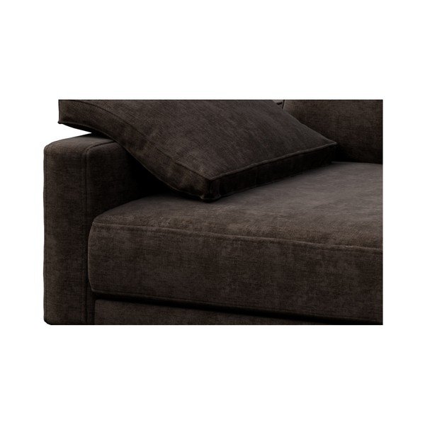 Ciemnobrązowa sofa trzyosobowa MESONICA Musso-image-2