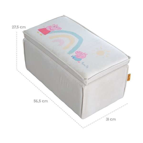 Biała ławka dziecięca Peppa Pig – Roba-image-4