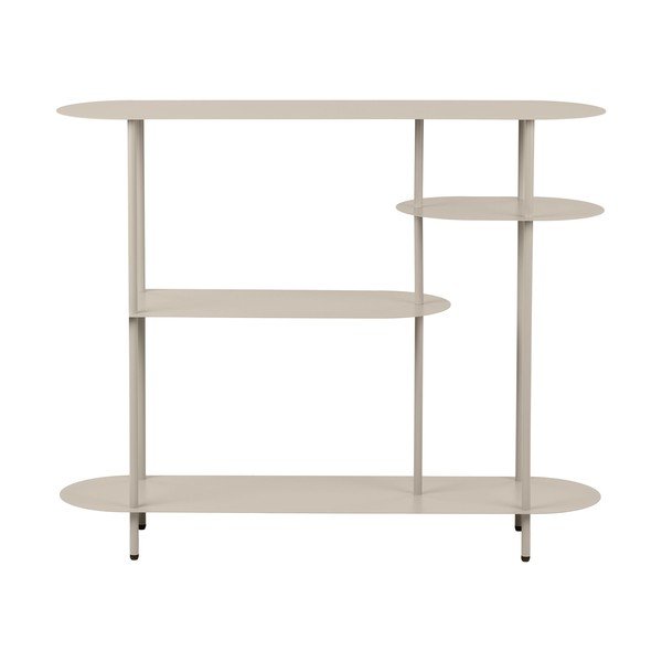 Beżowy metalowy regał 118x97x31 cm Rieti – House Nordic