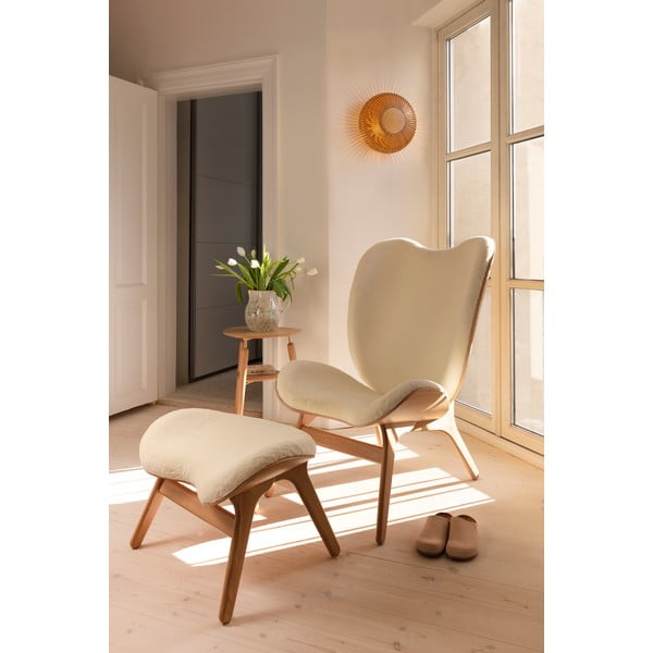 Lampa sufitowa z drewnianym kloszem ø 35 cm Clava Up – UMAGE-image-4