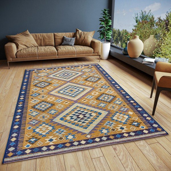 Dywan w kolorze ochry 80x165 cm Cappuccino Peso – Hanse Home-image-1
