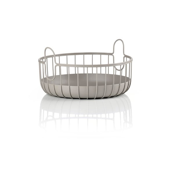 Metalowy koszyk druciany ø 22x8 cm Inu – Zone-image-2