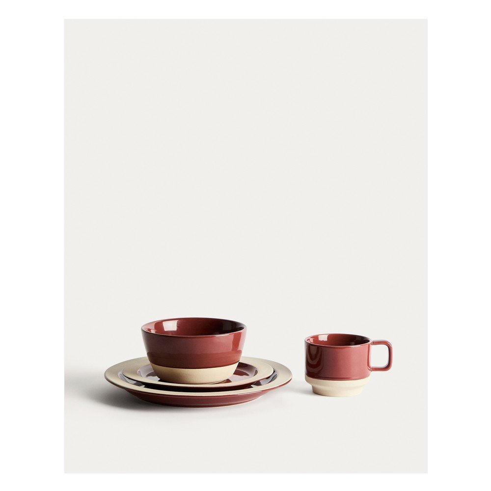 Bordowa ceramiczna miska Doren – Kave Home (zdjęcie 4)