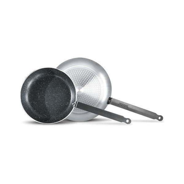 Czarna patelnia z nieprzywierającą powierzchnią Hendi Marble, ø 24 cm-image-3