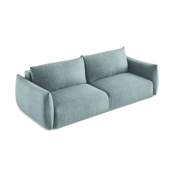 Niebieska rozkładana sofa 230 cm Leila – Makamii-image-3