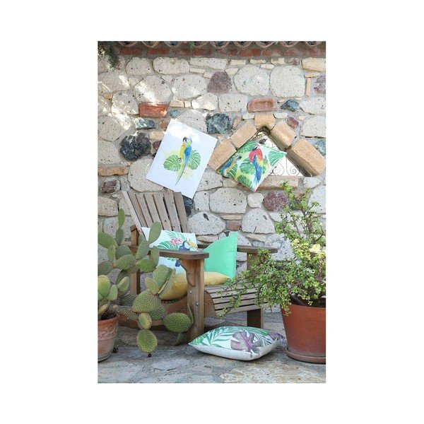 Zielona poszewka na poduszkę Mike & Co. NEW YORK Monstera Heaven, 43x43 cm-image-2