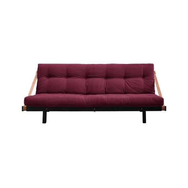 Sofa rozkładana Karup Design Jump Black/Bordeaux