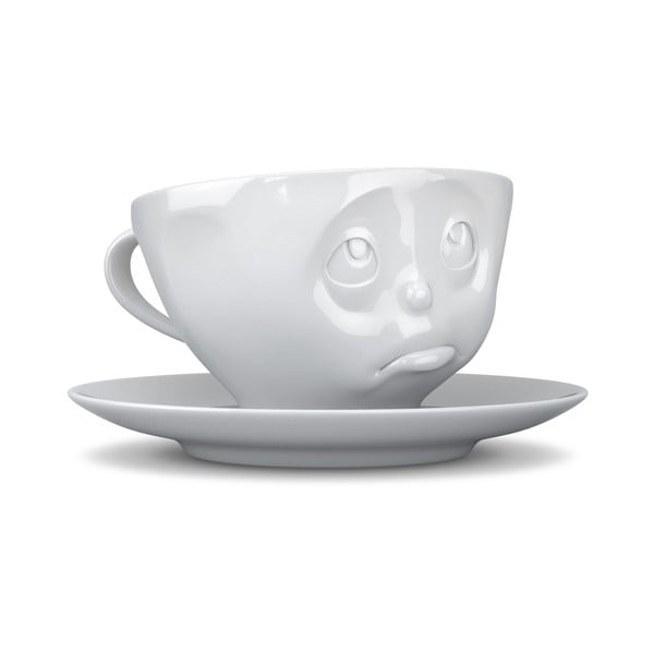 Biała porcelanowa nadąsana filiżanka Oh please 58products, 200 ml-image-2