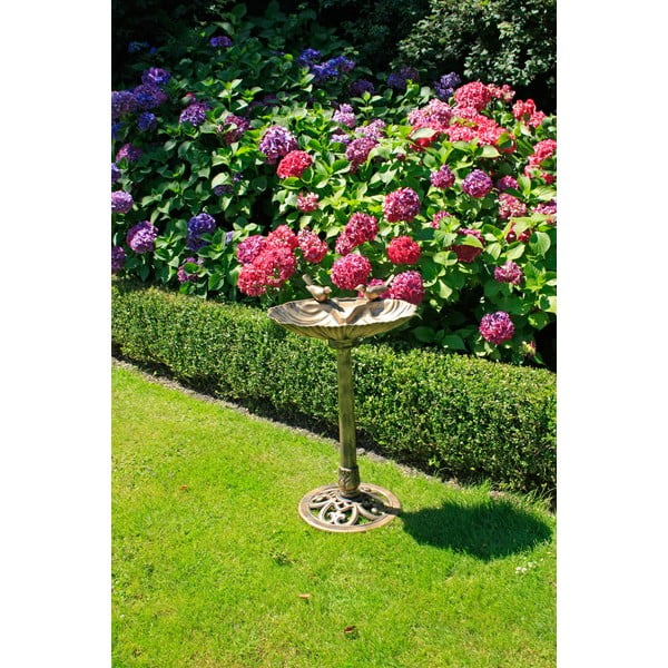 Brązowe ogrodowe poidełko dla ptaków Garden Pleasure-image-1
