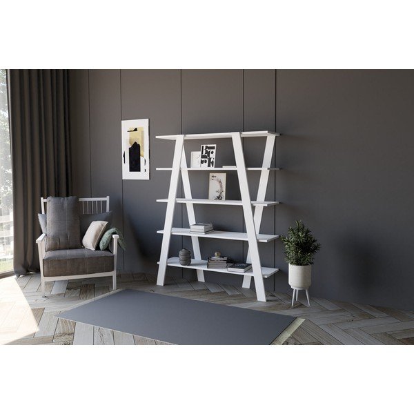 Biały regał 120x150 cm Conde – Kalune Design-image-1