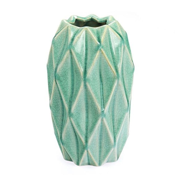 Ceramiczny wazon Light Green, 23 cm